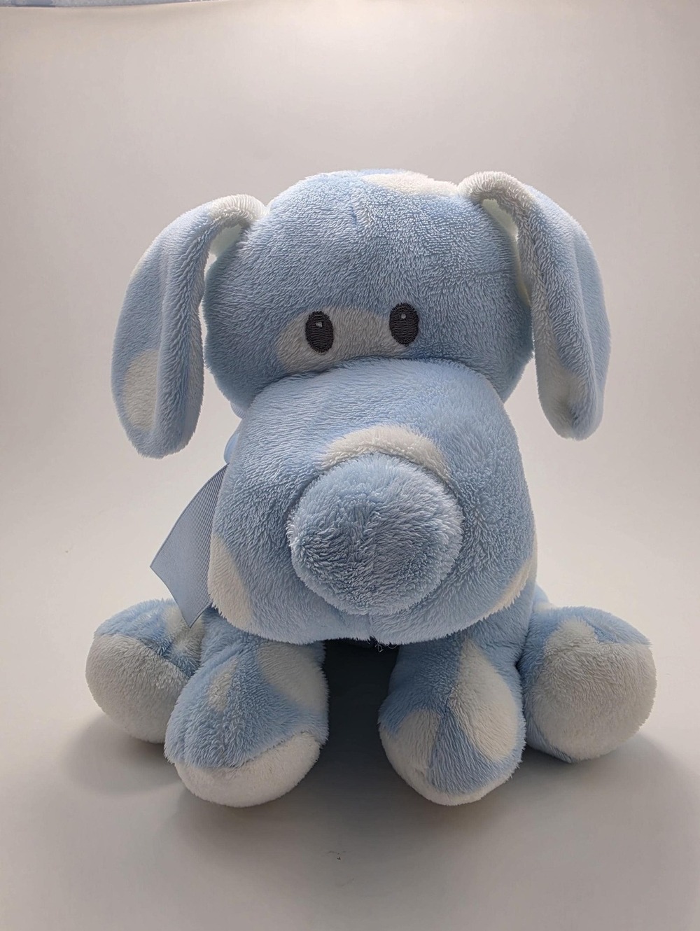 Animal Adventure Vintage Blue Dog Polka Dots Plush (11 inch)